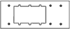 Johnson Systems AP-6A3 6 Gang to 3 Gang Adaptor Plate (AP-6A3)