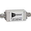 RF Venue BPF470T698 Band-Pass Filter 470-698 MHz (BPF470T698)