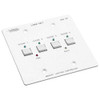 Leviton N0404-CP0 (Luma Net 404) - Front View