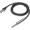 Audio-Technica AT-GCH Hi-Z instrument/guitar cable with 1/4" phone plug, terminated with cH-style screw-down 4-pin connector for use with cH-style body-pack transmitter