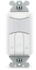ILC ILC-SWX-101-D-BK Wall Switch Sensor, PIR, Partial Auto On, Line Voltage, 0-10V Dimming, Black (ILC-SWX-101-D-BK)