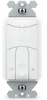 ILC ILC-SWX-803-BK Decorator Dimmer Switch, Low Voltage, Momentary, 0-10V, Black (ILC-SWX-803-BK)