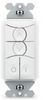 ILC ILC-SWX-854-B-RD Remote Dimming Switch (On/Off, Raise/Lower), Battery Powered Wireless, Red (ILC-SWX-854-B-RD)