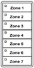 ILC LSG3-BK-7-BT LightSync G3 Switch, Black, 7 Zone, Bluetooth (LSG3-BK-7-BT)