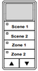 ILC LSWS-GY-2/2-SMZD LightSync Wall Sensor, Gray, 2 Scene / 2 Multi-Zone-Dim (LSWS-GY-2/2-SMZD)