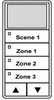 ILC LSWS-IV-1/3-SMZD LightSync Wall Sensor, Ivory, 1 Scene / 3 Multi-Zone-Dim (LSWS-IV-1/3-SMZD)