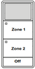 ILC LSWS-LA-2 LightSync Wall Sensor, Light Almond, 2 Zone (LSWS-LA-2)