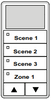 ILC LSWS-LA-3/1-SMZD LightSync Wall Sensor, Light Almond, 3 Scene / 1 Multi-Zone-Dim (LSWS-LA-3/1-SMZD)