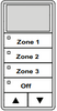 ILC LSWS-LA-3-MZD LightSync Wall Sensor, Light Almond, 3 Multi-Zone-Dim (LSWS-LA-3-MZD)