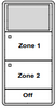 ILC LSWS-WH-2 LightSync Wall Sensor, White, 2 Zone (LSWS-WH-2)