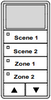 ILC LSWS-WH-2/2-SMZD LightSync Wall Sensor, White, 2 Scene / 2 Multi-Zone-Dim (LSWS-WH-2/2-SMZD)