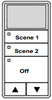 ILC LSWS-WH-2-S LightSync Wall Sensor, White, 2 Scene (LSWS-WH-2-S)