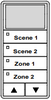 ILC LSWS-BK-2/2-SMZD LightSync Wall Sensor, Black, 2 Scene / 2 Multi-Zone-Dim (LSWS-BK-2/2-SMZD)