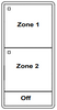 ILC LSG3-RD-2 LightSync G3 Switch, Red, 2 Zone (LSG3-RD-2)