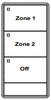 ILC ELG3-BK-2 EVO Lite G3 Switch, Black, 2 Zone (ELG3-BK-2)