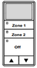 ILC ELWS-BK-2-MZD EVO Lite Wall Sensor, Black, 2 Multi-Zone-Dim (ELWS-BK-2-MZD)