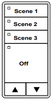 ILC LSG3-LA-3-S LightSync G3 Switch, Light Almond, 3 Scene (LSG3-LA-3-S)