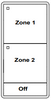 ILC LSG3-LA-2 LightSync G3 Switch, Light Almond, 2 Zone (LSG3-LA-2)