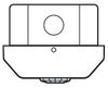 ILC ILC-SWX-212-2 Ceiling Sensor, PIR and Photocell, Large Motion 360 Degree, (2000 Sq Ft), Line Voltage (ILC-SWX-212-2)