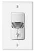 Cooper ONW-D-1001-DMV-G Wall Switch Sensor, Dual Tech, Line Voltage, No Neutral, Dual Relay, Gray (ONW-D-1001-DMV-G)