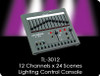 Lightronics TL3012 12 Channels, 24 Scenes Optional Wireless DMX (5 pin or 3 pin)