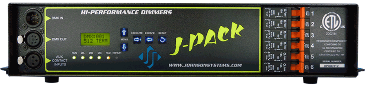 Johnson Systems DP-120/240RC-ED-XX