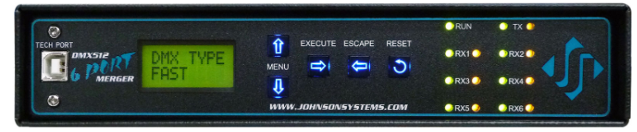 Johnson Systems DMX-6PM-XLR-RM