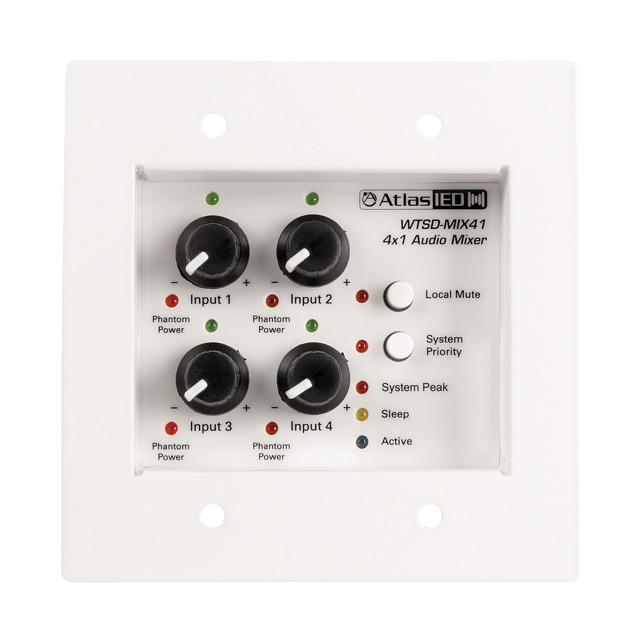 Wall Mounted Dante Mic/Line or Bluetooth Audio Input Interface - Link