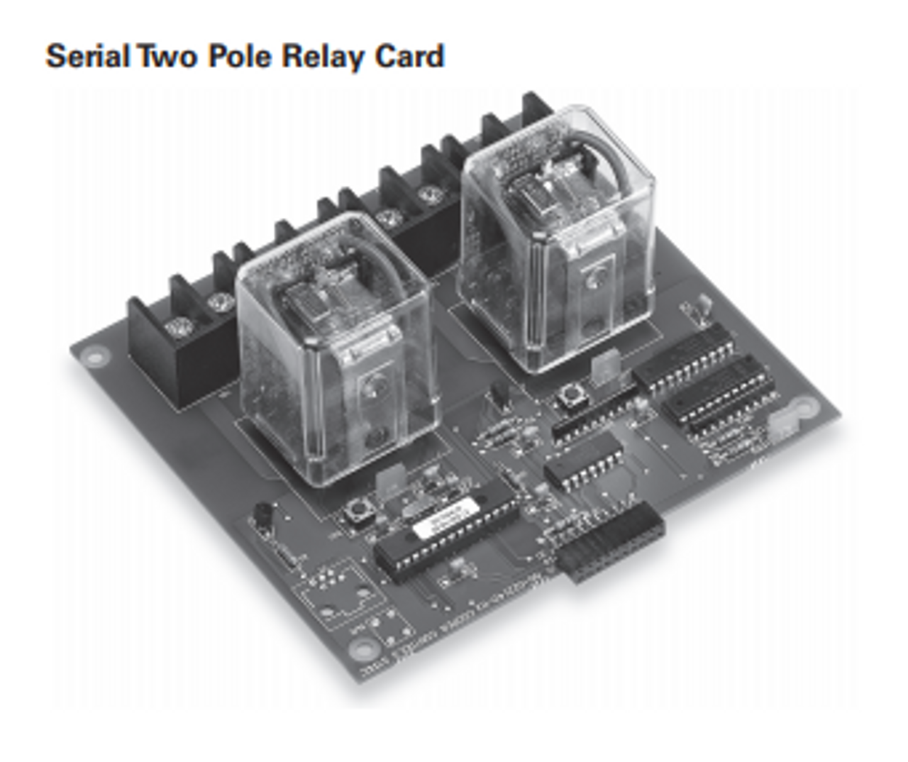 Cooper PCI Eaton STPRC NO Serial Two Pole Relay Card, Normally Open (STPRC NO)