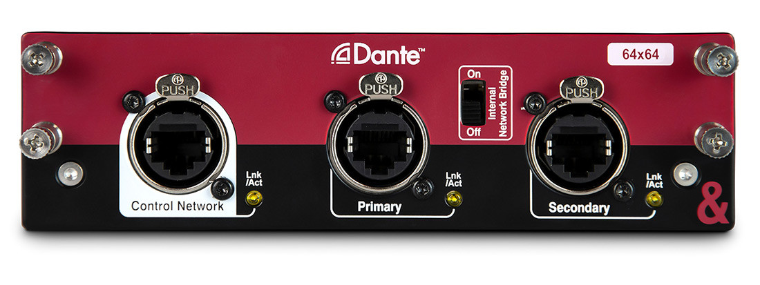 Allen & Heath AH-M-DL-DANTE64-A Dante Audio Networking Card for