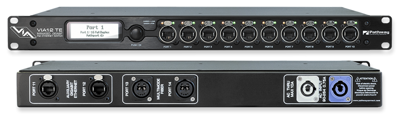 Pathway Connectivity PWVIA RM P12 RJ45EC SFPSLOT POE