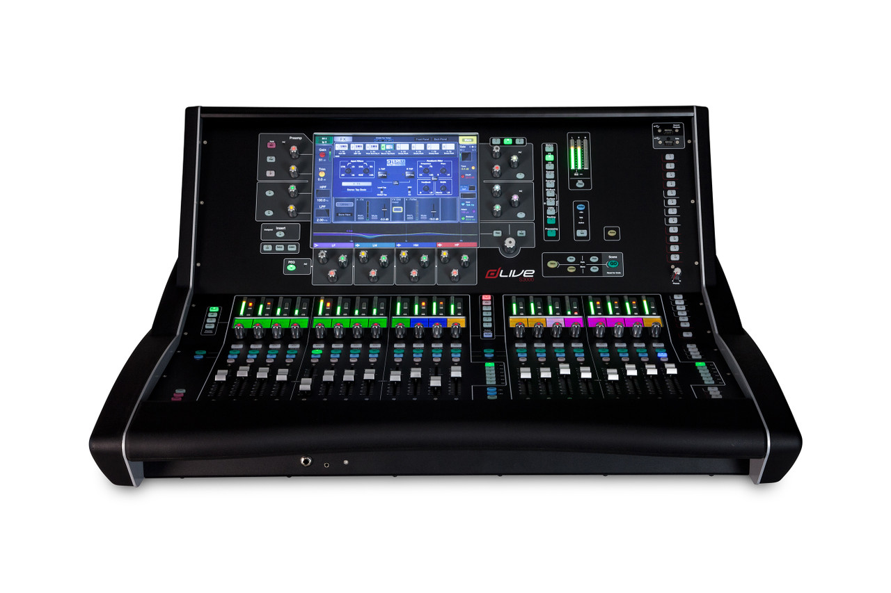 Allen & Heath AH-DLIVE-S3 dLive S Class 20 Fader Surface, 12-inch