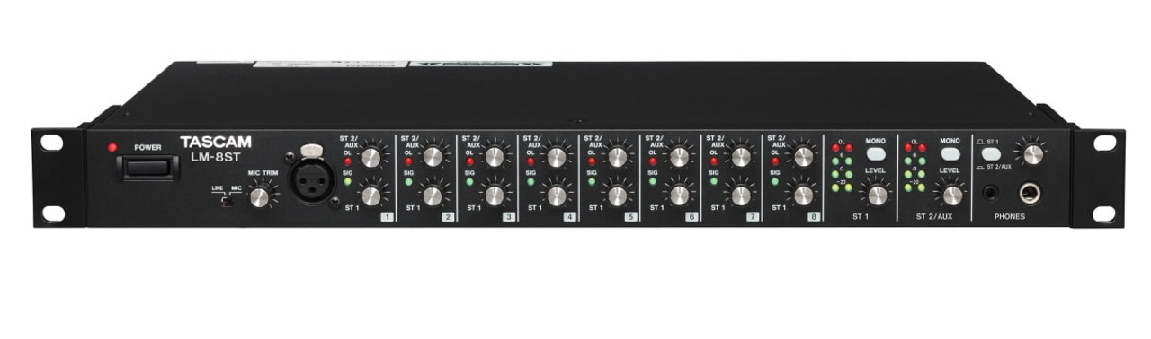 Tascam LM-8ST 8 Stereo Channel Line Mixer