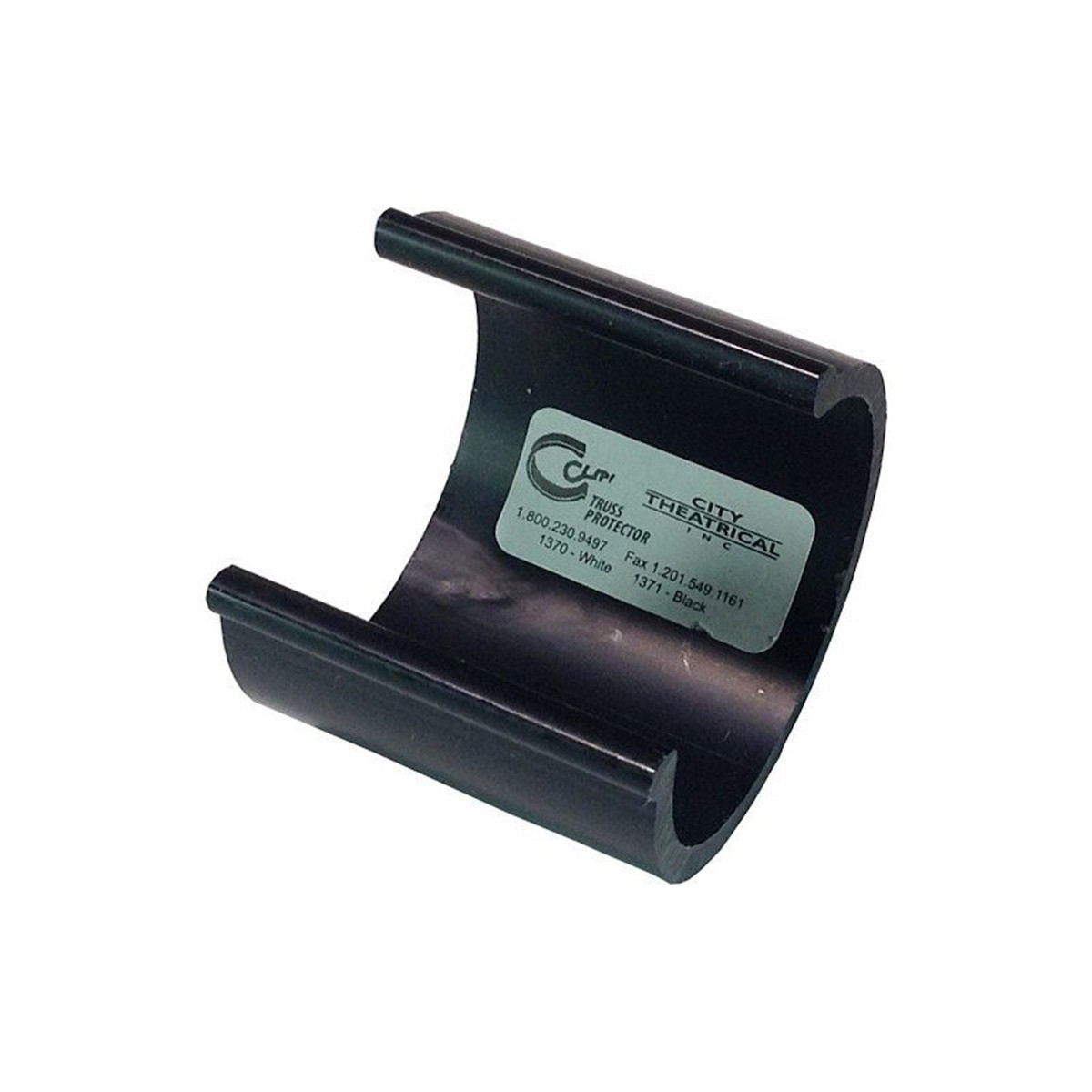 City Theatrical 1371 C Clip Truss Protector, Black (CTI 1371)