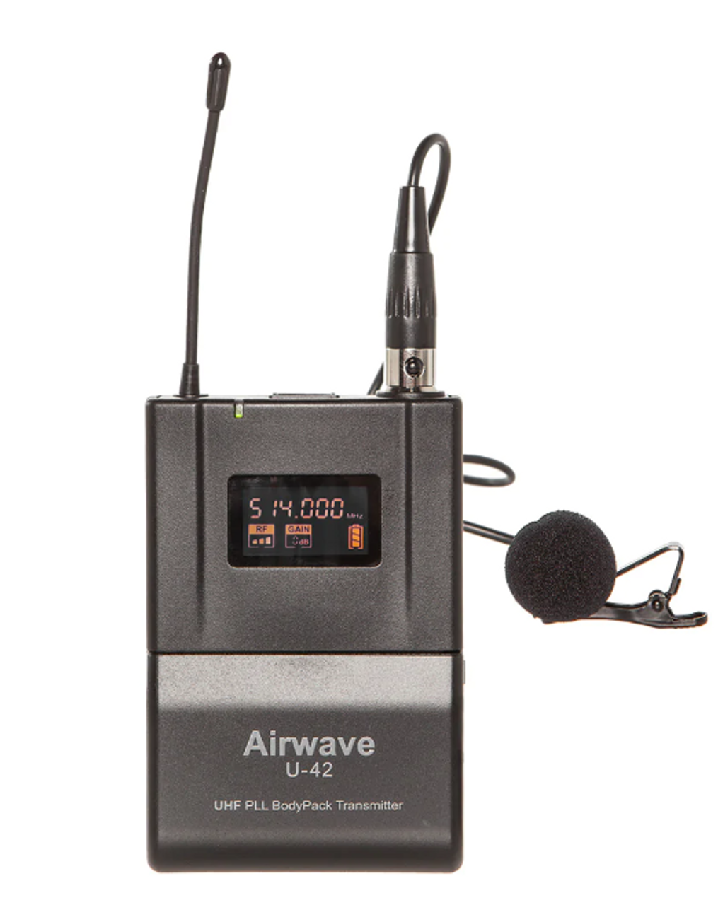 Airwave Technologies AT-4220 144 Channel UHF Dual Channel 2 Lavalier Wireless Microphone System