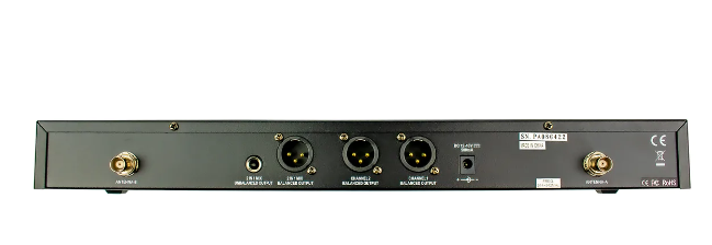 Airwave Technologies AT-4220 HSD PAK Turnkey 2 Channel Wireless System Package with 2 Lavalieres and 2 Single Ear Wireless Headsets