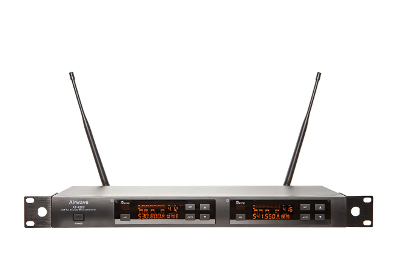 Airwave Technologies AT-HH4CH Turnkey 4 Channel Wireless System Package with 4 Handhelds