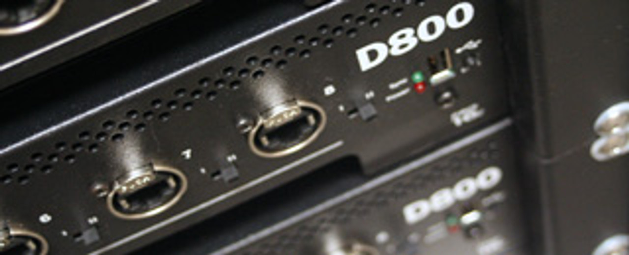 Aviom D800-Dante A-Net Distributor with A-Net Bridge input and Dante® interface