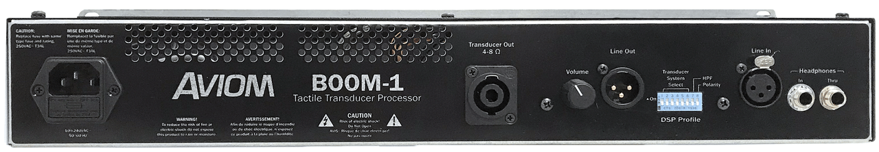 Aviom BOOM-1 Tactile Transducer Processor