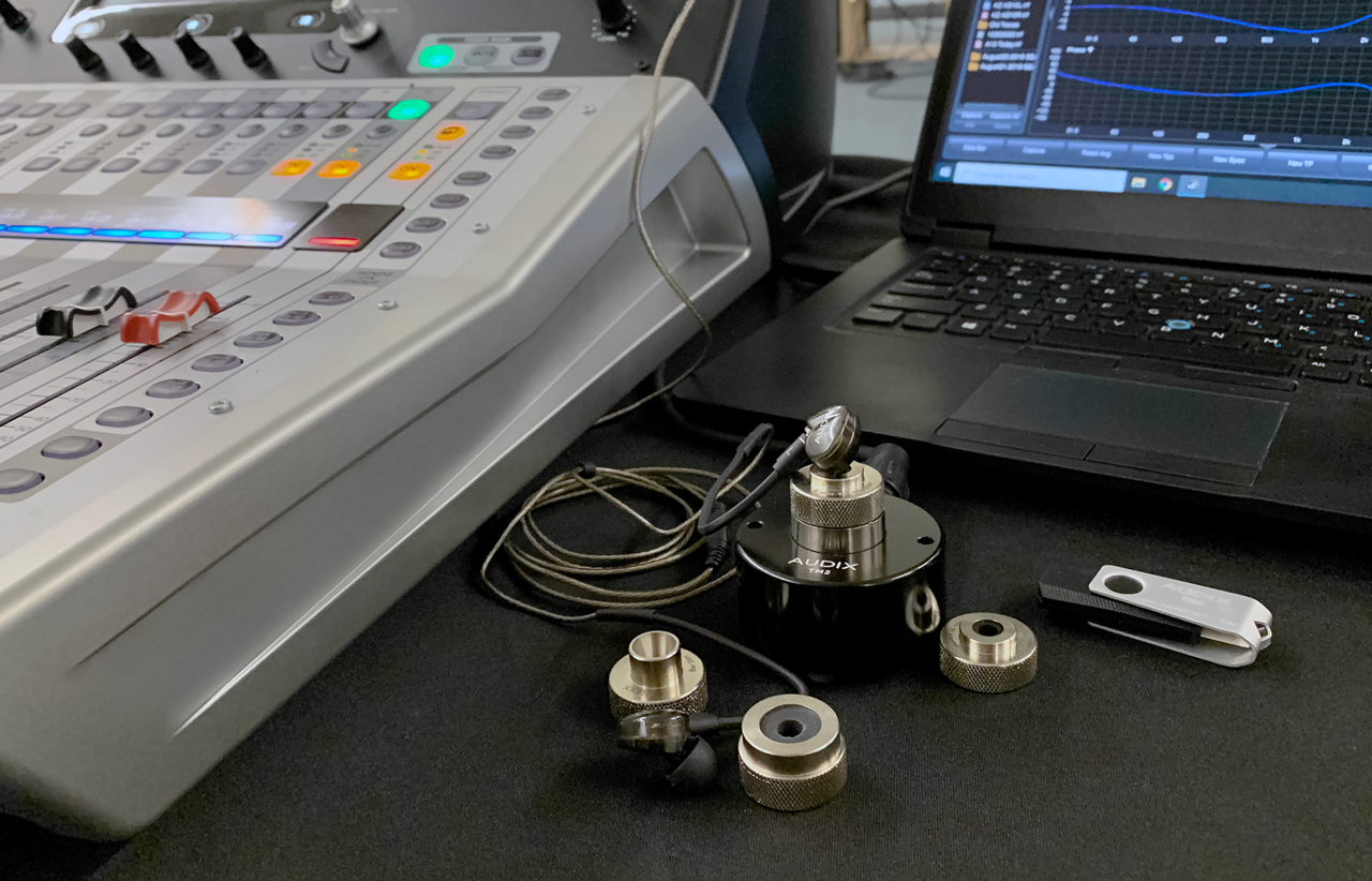 Audix TM2SP Integrated Ear-Simulator (Coupler) For Iem Test And Measurement With Mounting Base