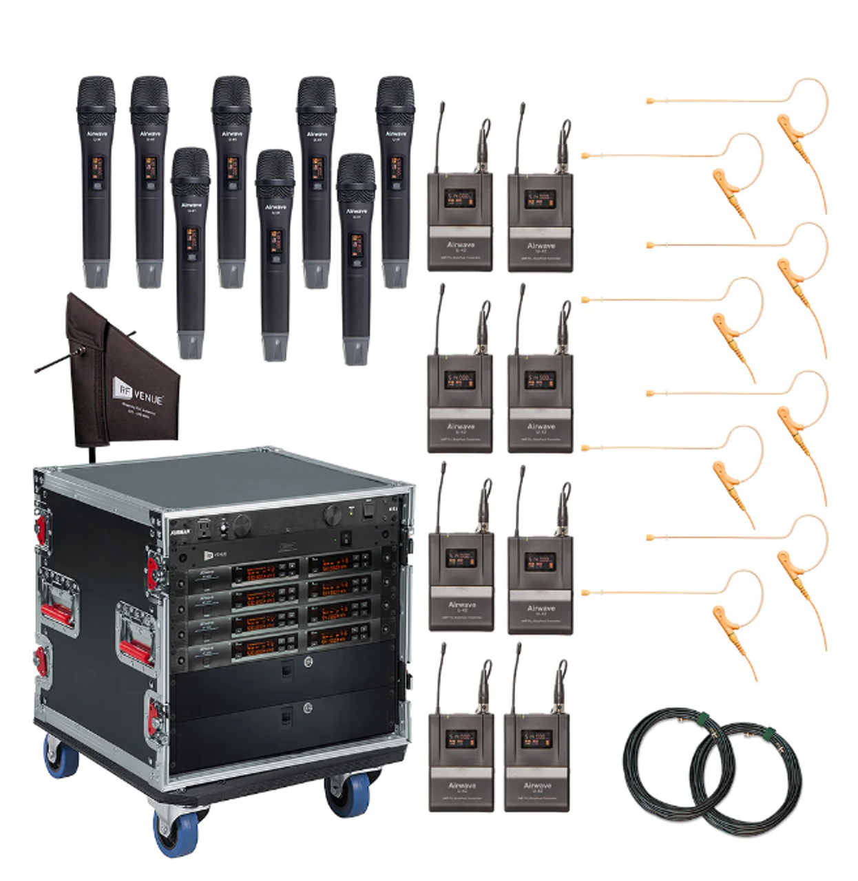 Airwave Technologies AT-RS8 Turnkey 8 Channel Wireless System Package