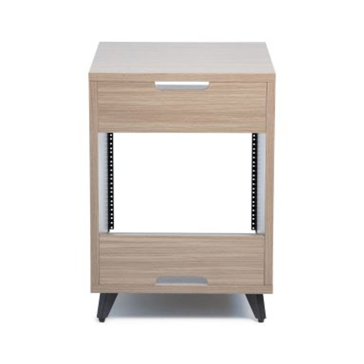 Gator GFW-ELITEDESKRK-GRY Elite Furniture Series 10U Studio Rack Table In Driftwood Grey Finish 