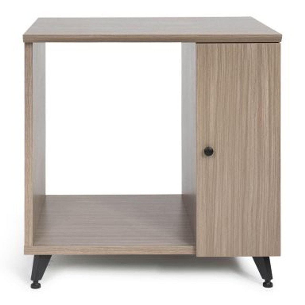 Gator GFW-ELITESIDECAR-GRY Elite Furniture Series Rolling Rack Sidecar Cabinet In Driftwood Grey