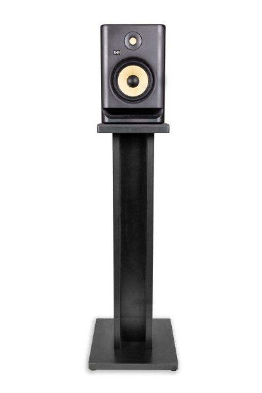 Gator GFW-ELITESPKSTMN-BLK Floor-Standing Studio Monitor Speaker Stand In Black Finish