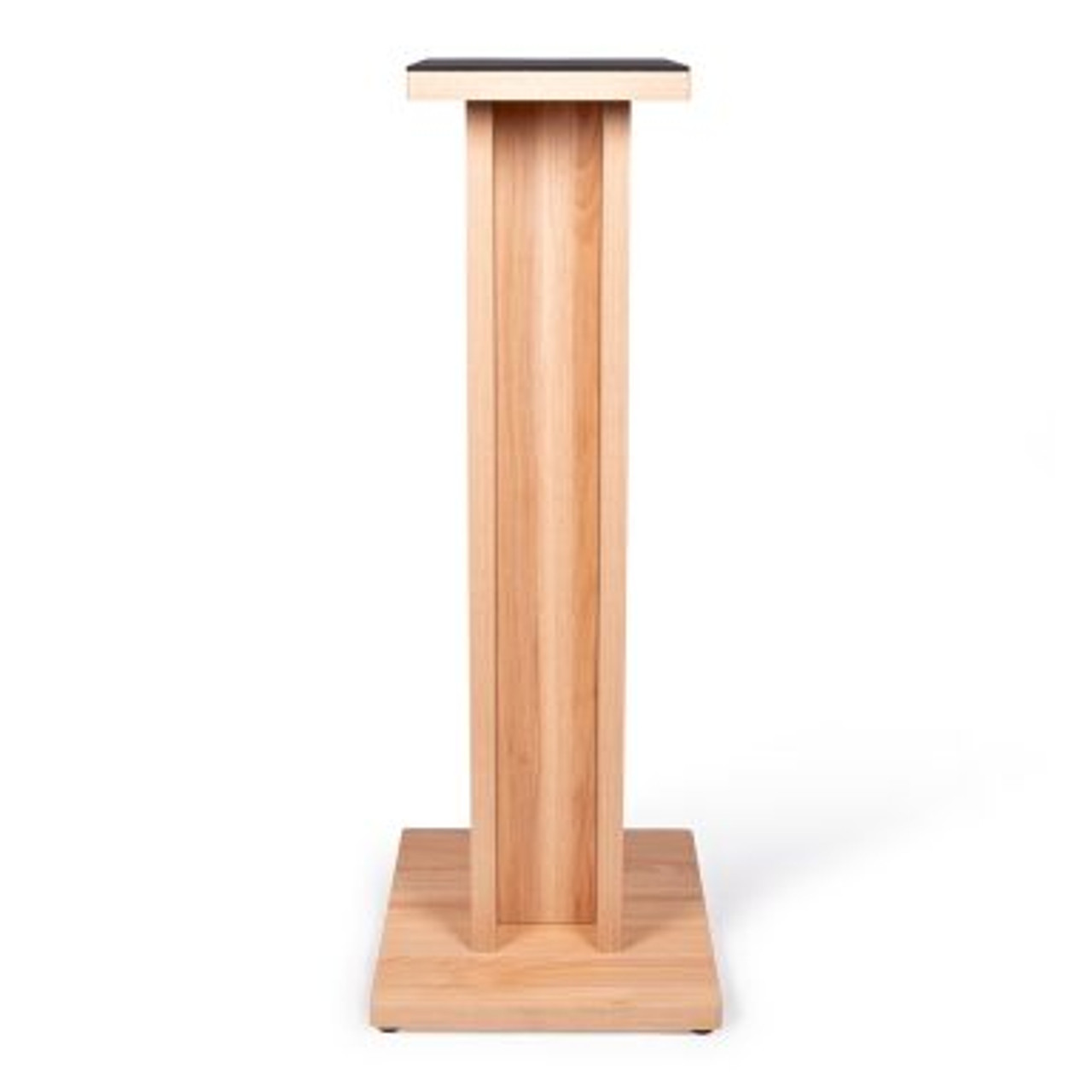 Gator GFW-ELITESPKSTMN-MPL Floor-Standing Studio Monitor Speaker Stand In Natural Maple Matte Finish