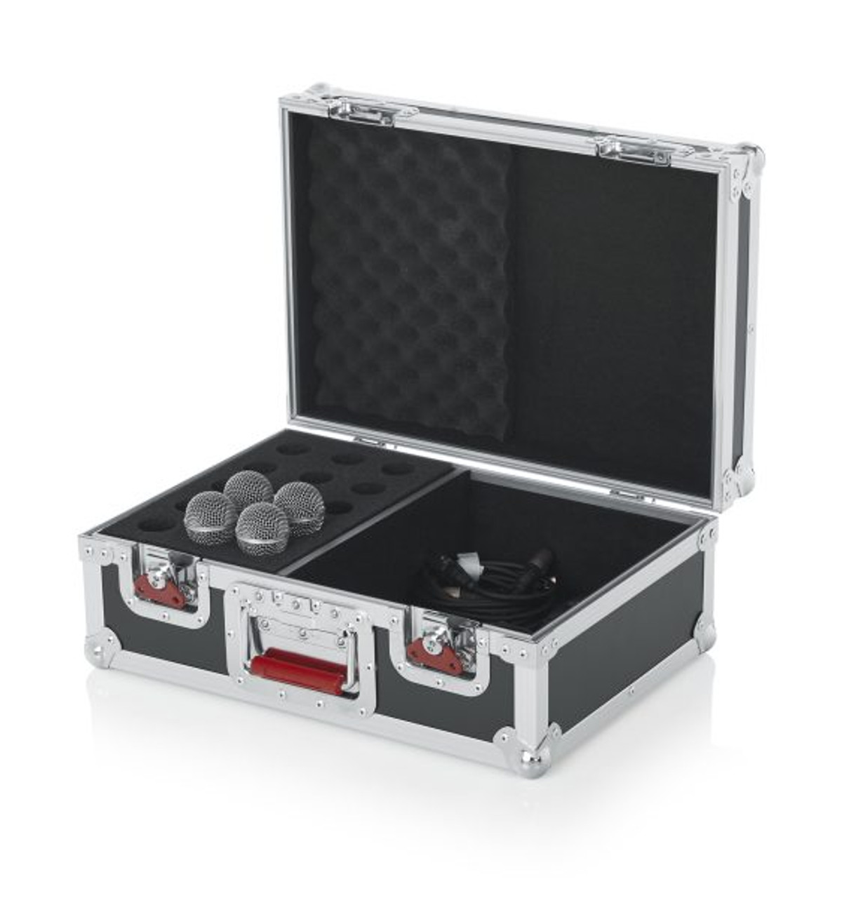Gator G-TOUR M15 ATA Wood Flight Case With Drops For 15 Microphones