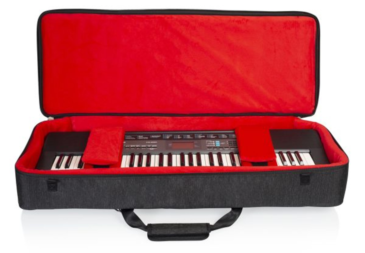 Gator GTK61SL-BLK Transit Keyboard Bag For 61-Note Slim Keyboards