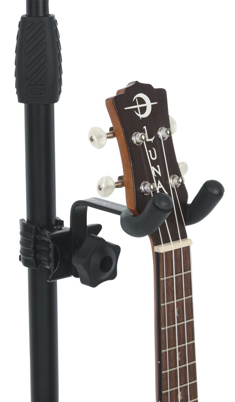 Gator GFW-MICUKE-HNGR Uke/Mando Hanger Attachment With Clamp For Mic Stand