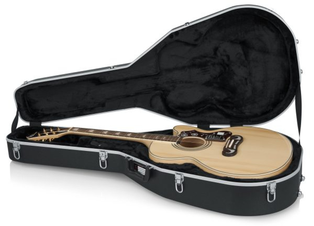 Gator GC-JUMBO Deluxe Molded Case For Jumbo Acoustic Guitars