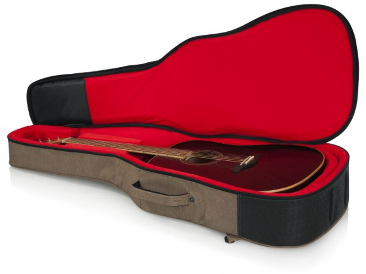 Gator GT-ACOUSTIC-TAN Transit Acoustic Guitar Bag Tan